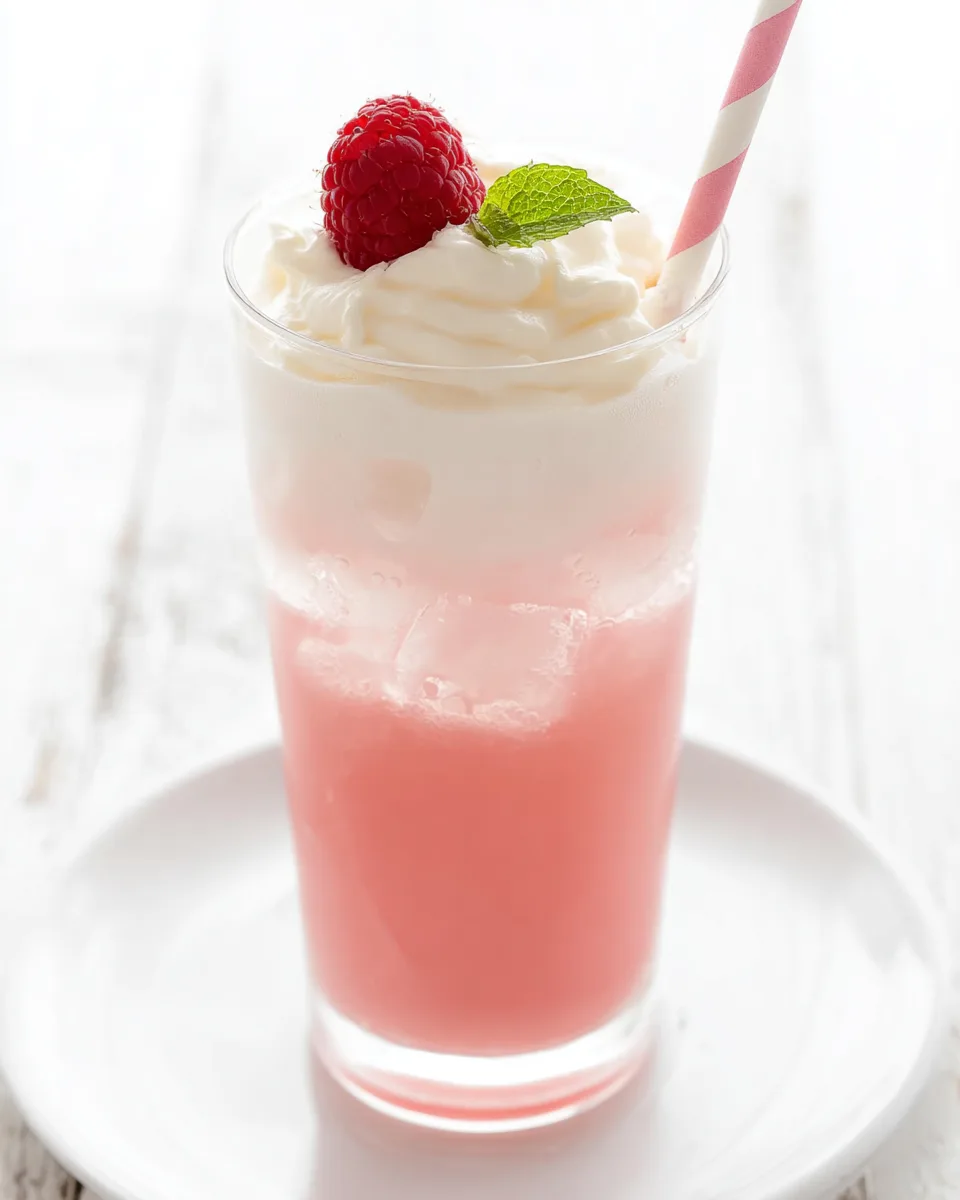 Quick Easy Homemade Keto Raspberry Cream Soda Recipe