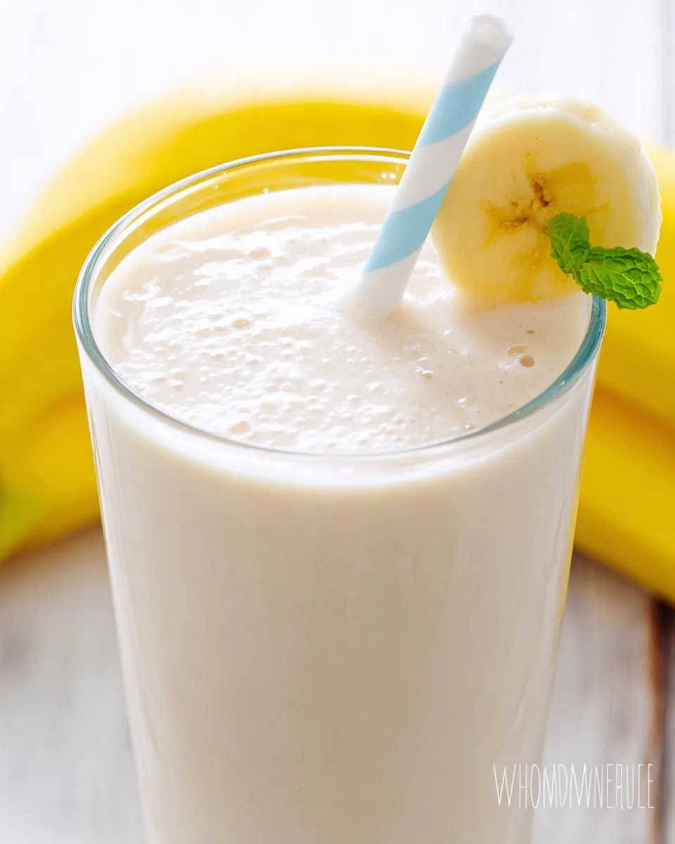 Quick & Healthy Banana Smoothie Recipe in Minutes!