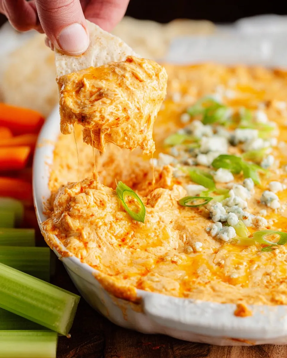 Quick & Wholesome Buffalo Chicken Dip Must Try!