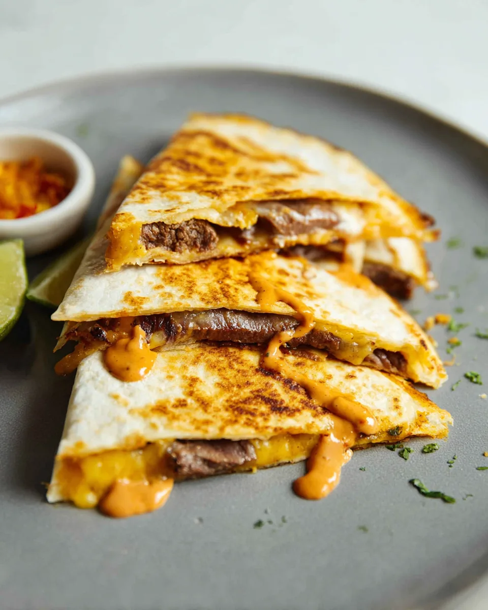 Savory Steak Quesadilla Delight - Quick Recipe
