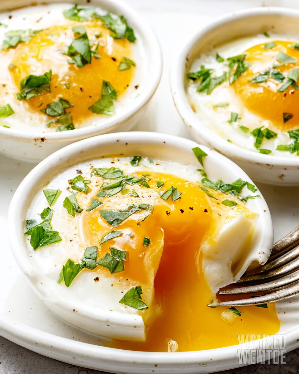 Savory Toast Topped with Perfectly Coddled Eggs Recipe
