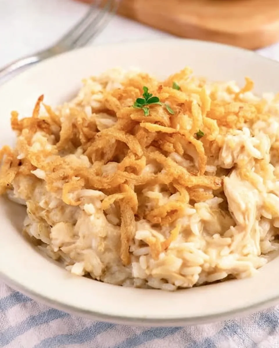 Speedy French Onion Chicken & Rice in the IP