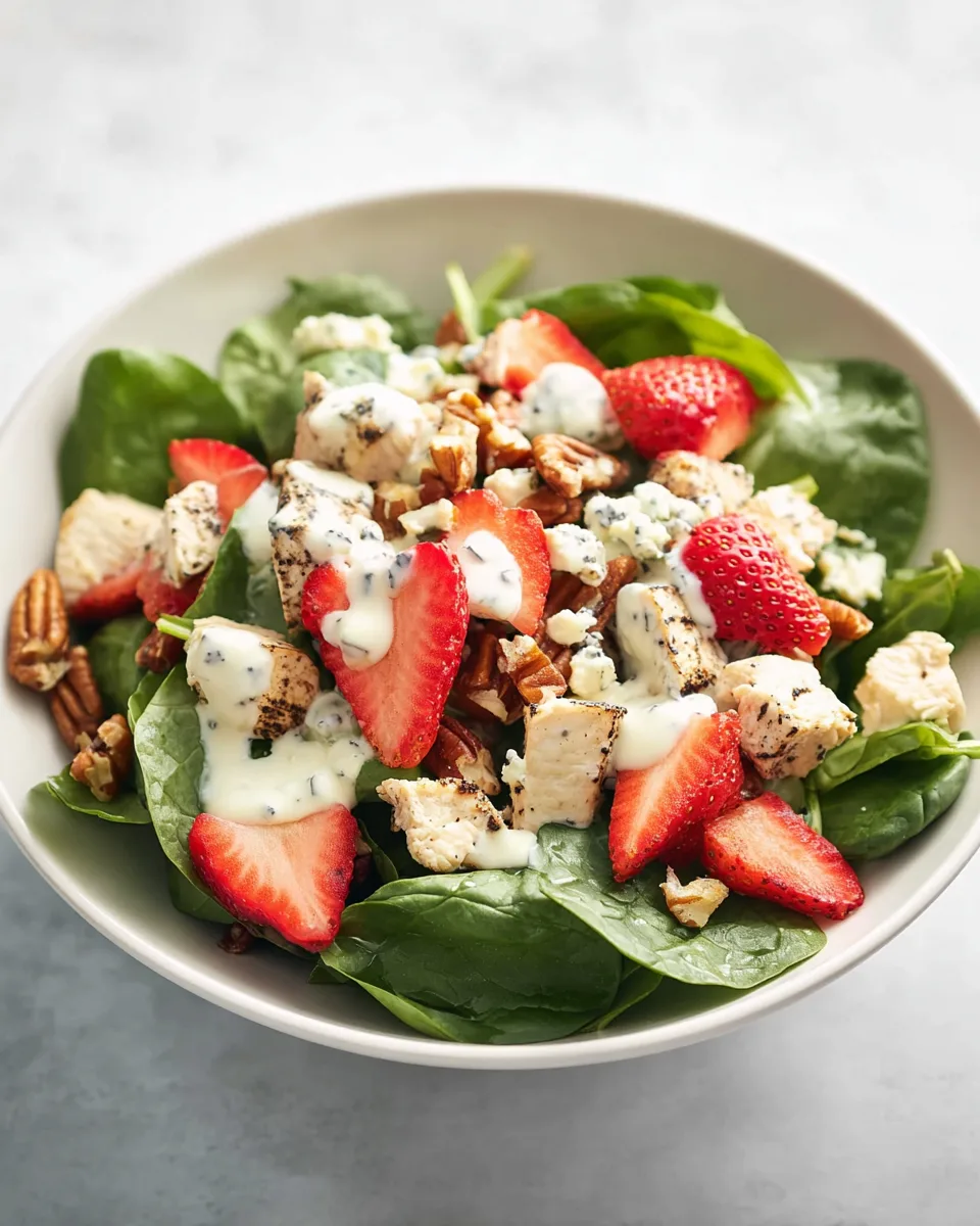 Strawberry Chicken Salad Recipe: Lemon Poppy Seed