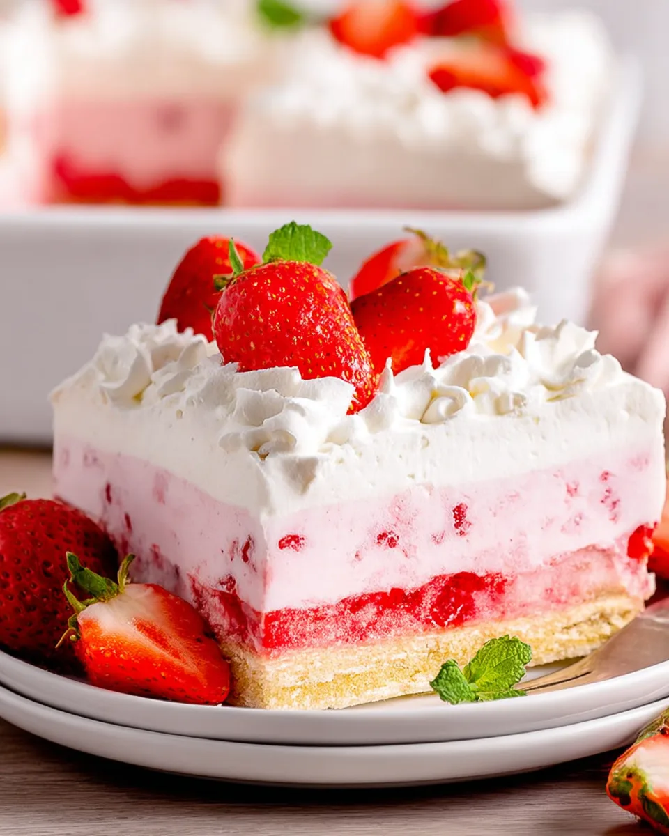 Strawberry Delight Lasagna - Sweet & Creamy Recipe