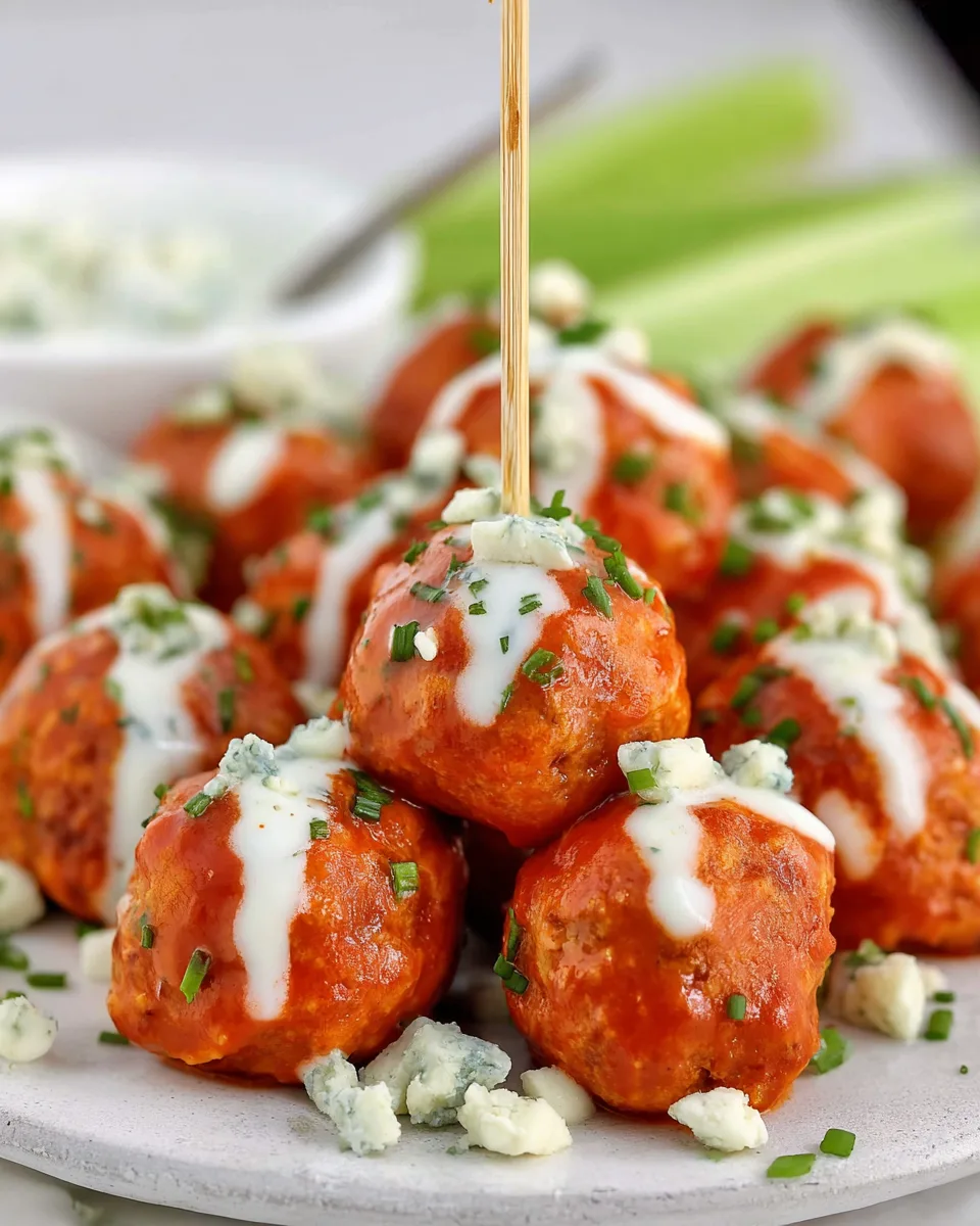 The Amazing Keto Buffalo Chicken Meatballs Recipe