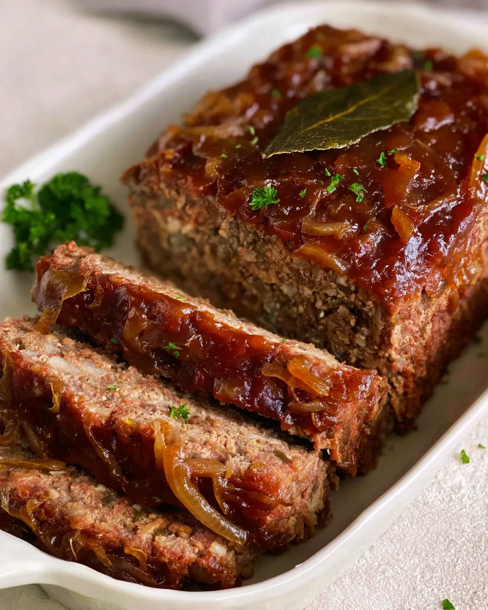 The Best Easy Homestyle French Onion Soup Meatloaf