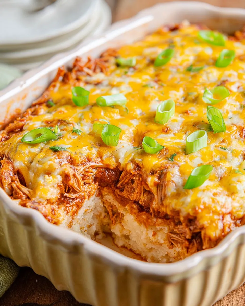 The Best Loaded BBQ Pork Potato Casserole Recipe!!