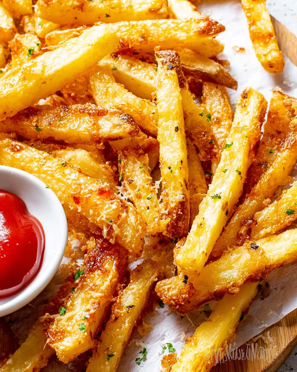 Ultimate Garlic Parmesan Fries: Crispy & Flavorful