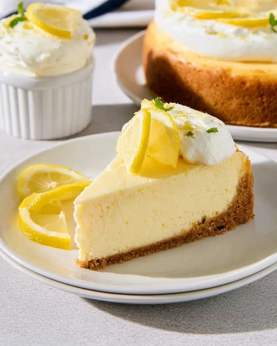 Amazing Zesty Instant Pot Lemon Cheesecake Recipe