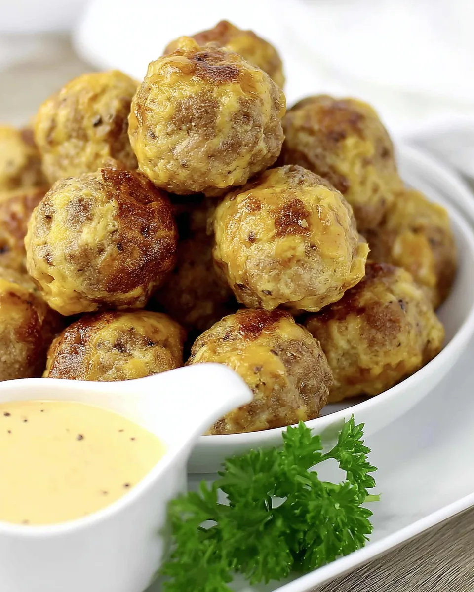 Best Keto Cheesy Sausage Balls - Easy Low Carb Recipe!