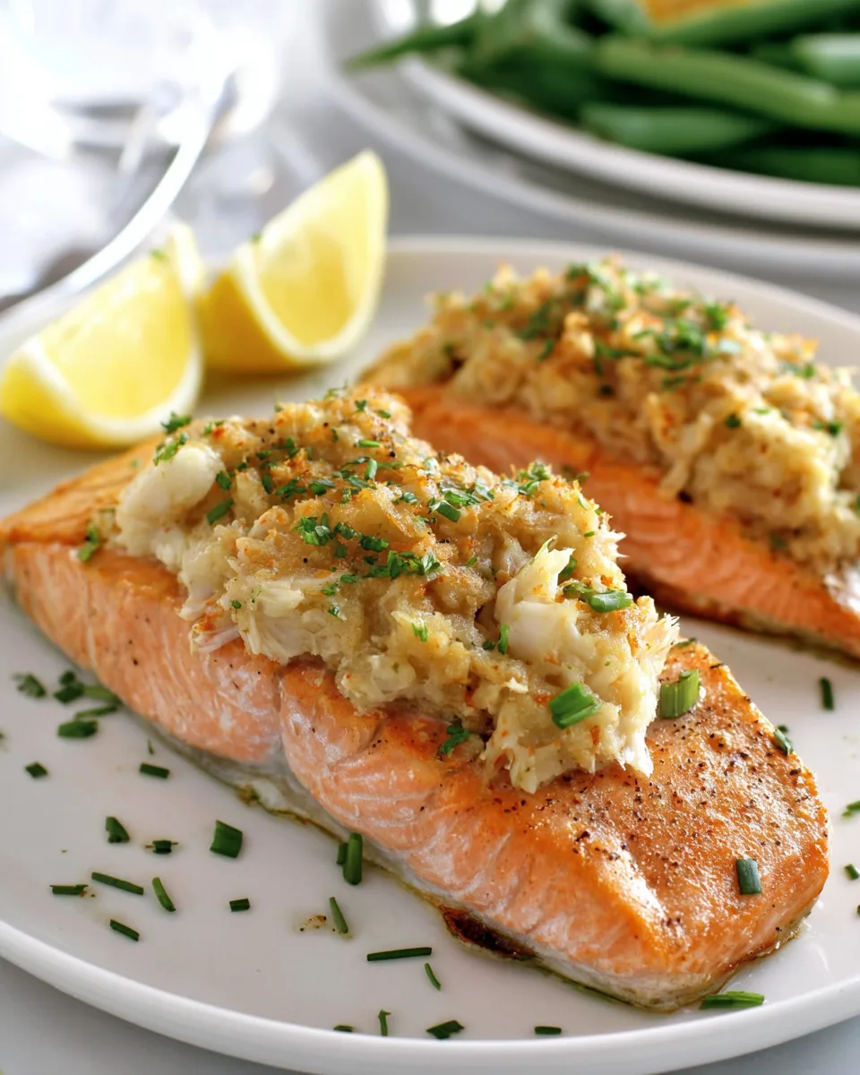 Cajun Crab Stuffed Salmon: Easy & Delicious Meal!