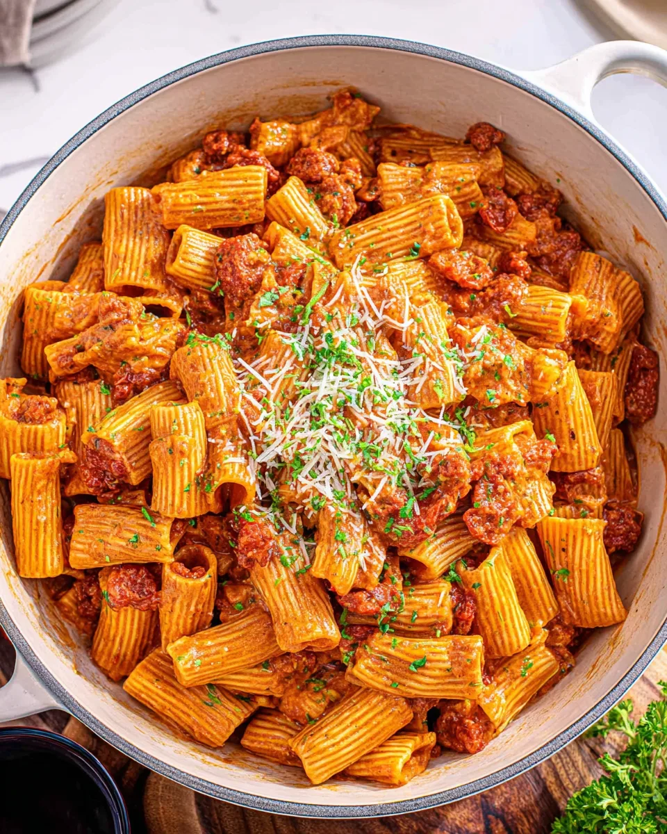 Chorizo One-Pot Pasta Recipe - Quick & Simple Dinner