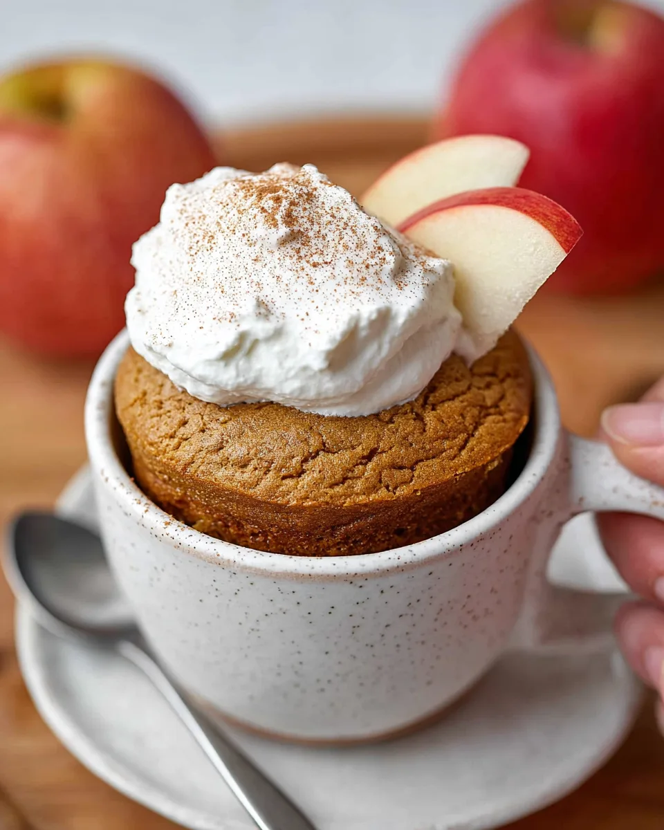 Easy Apple Cinnamon Mug Cake - Your Fast Sweet Fix
