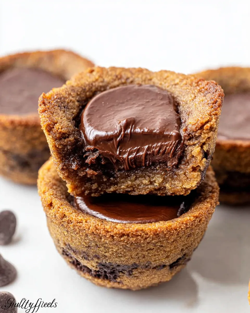 Easy Chocolate Chip Ganache Cups - A No-Bake Recipe!