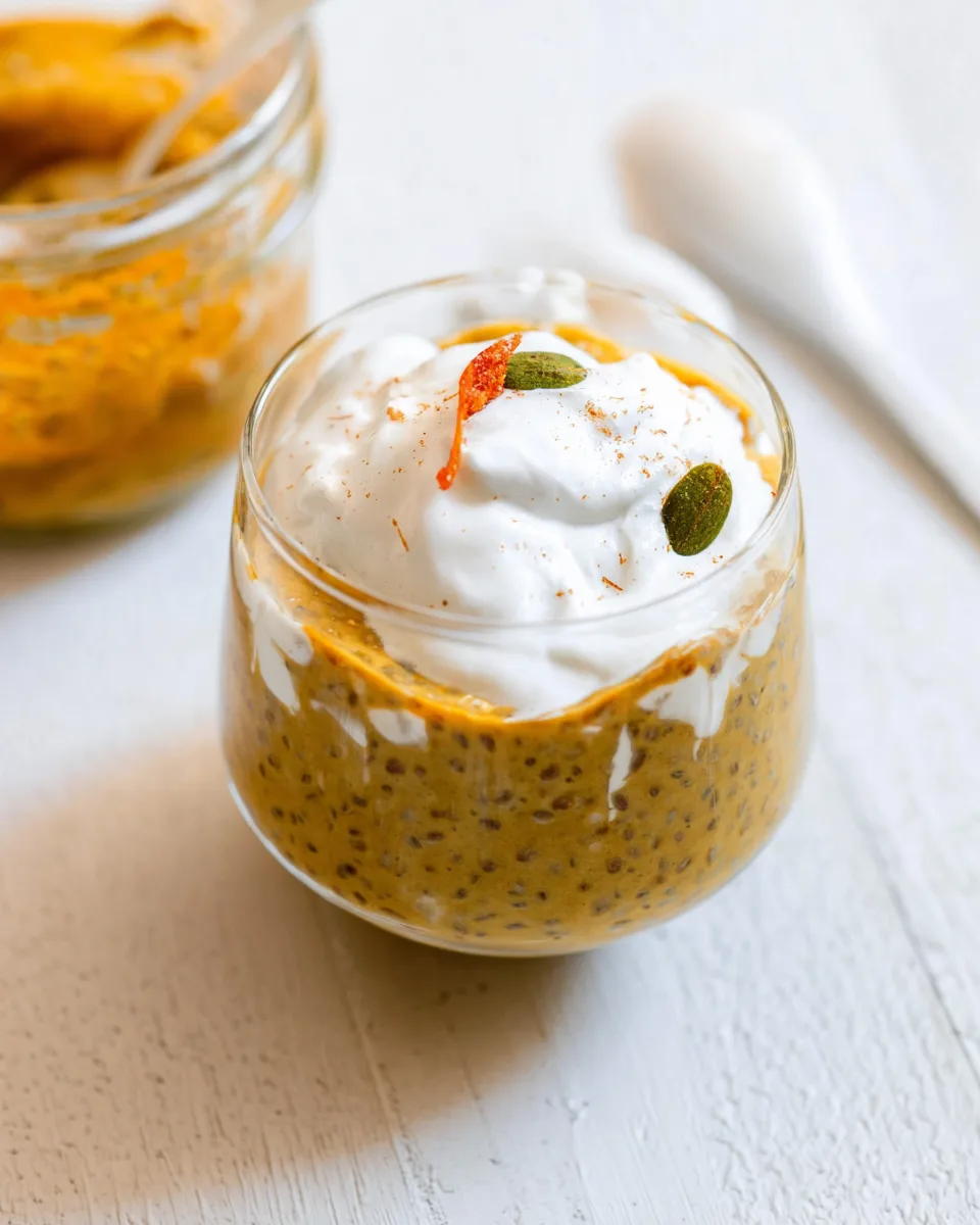 Easy Cool & Creamy Pumpkin Chia Refreshment