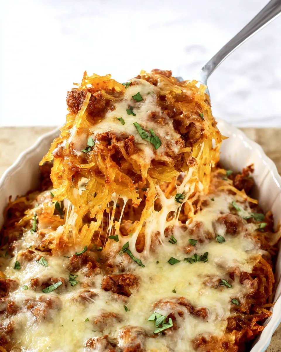 Easy & Healthy Italian Spaghetti Squash Bake