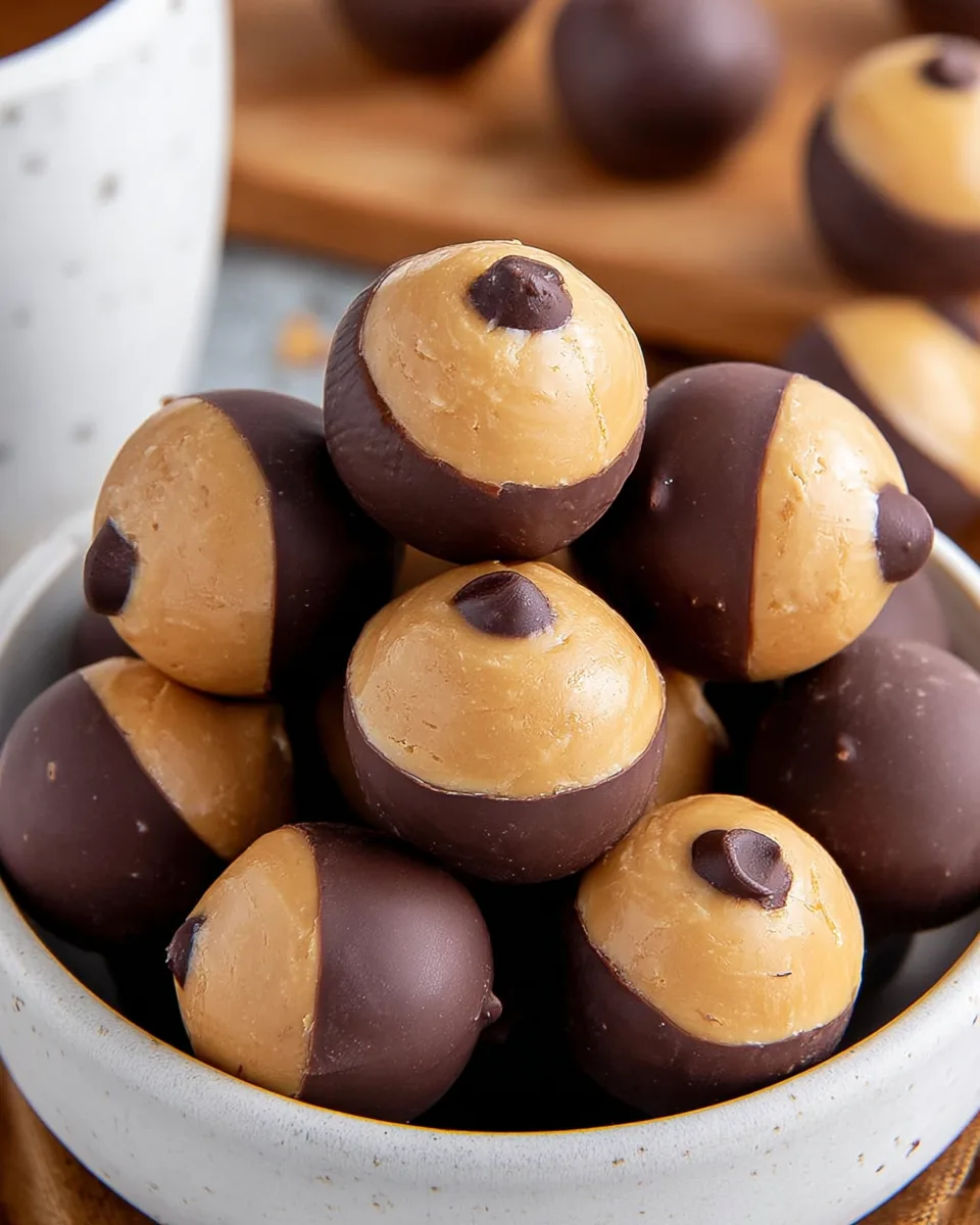 Easy Peanut Butter Buckeye Bites: Quick, Easy Treat