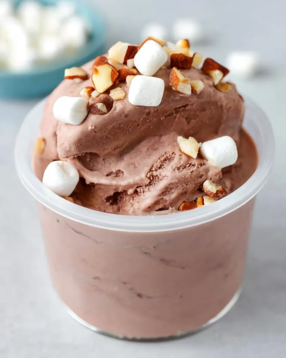 Easy Rocky Road Ninja Creami Delight Dessert Recipe!