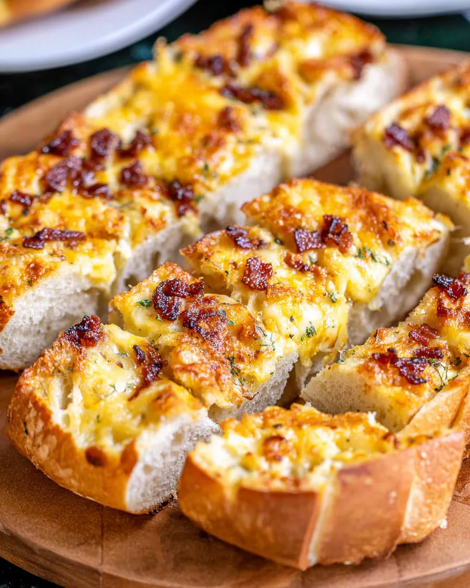 Easy & Satisfying Cheesy Bacon Ranch Bread Recipe!