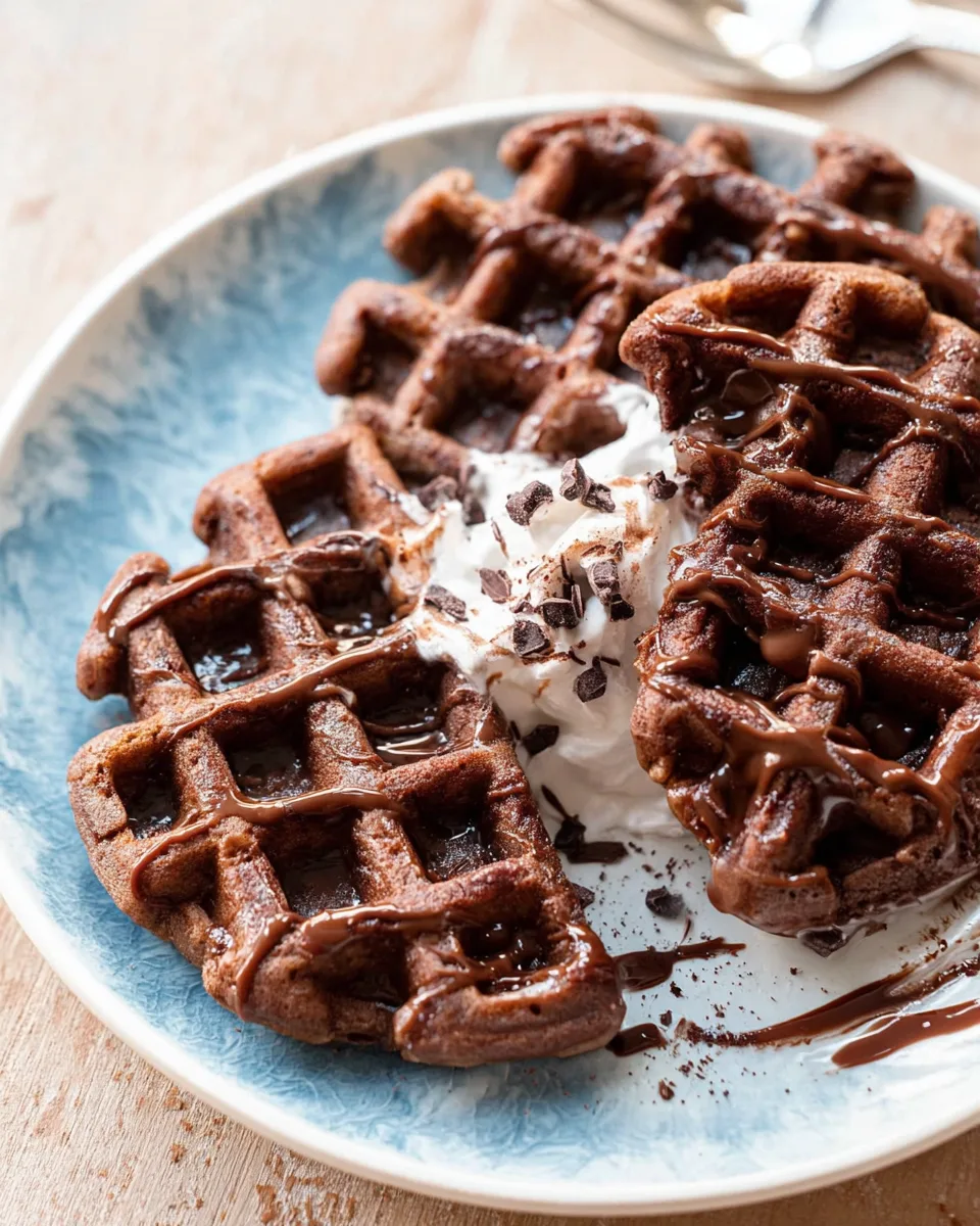 Healthy Brownie Waffles: Delicious & Easy Recipe!