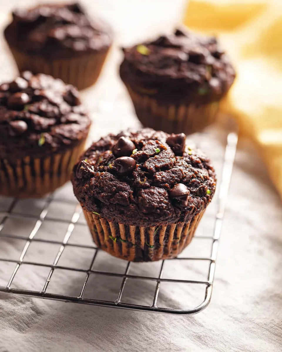 Keto Double Chocolate Zucchini Muffins Now!