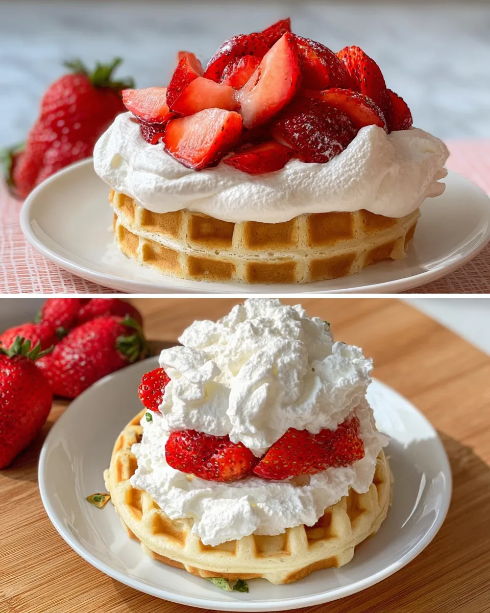 Keto Strawberry Shortcake Chaffles: Quick & Easy Treat