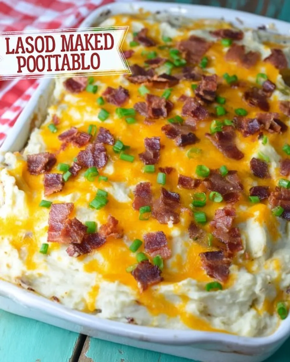 Loaded Mashed Potato Bake: The Ultimate Crowd-Pleaser!