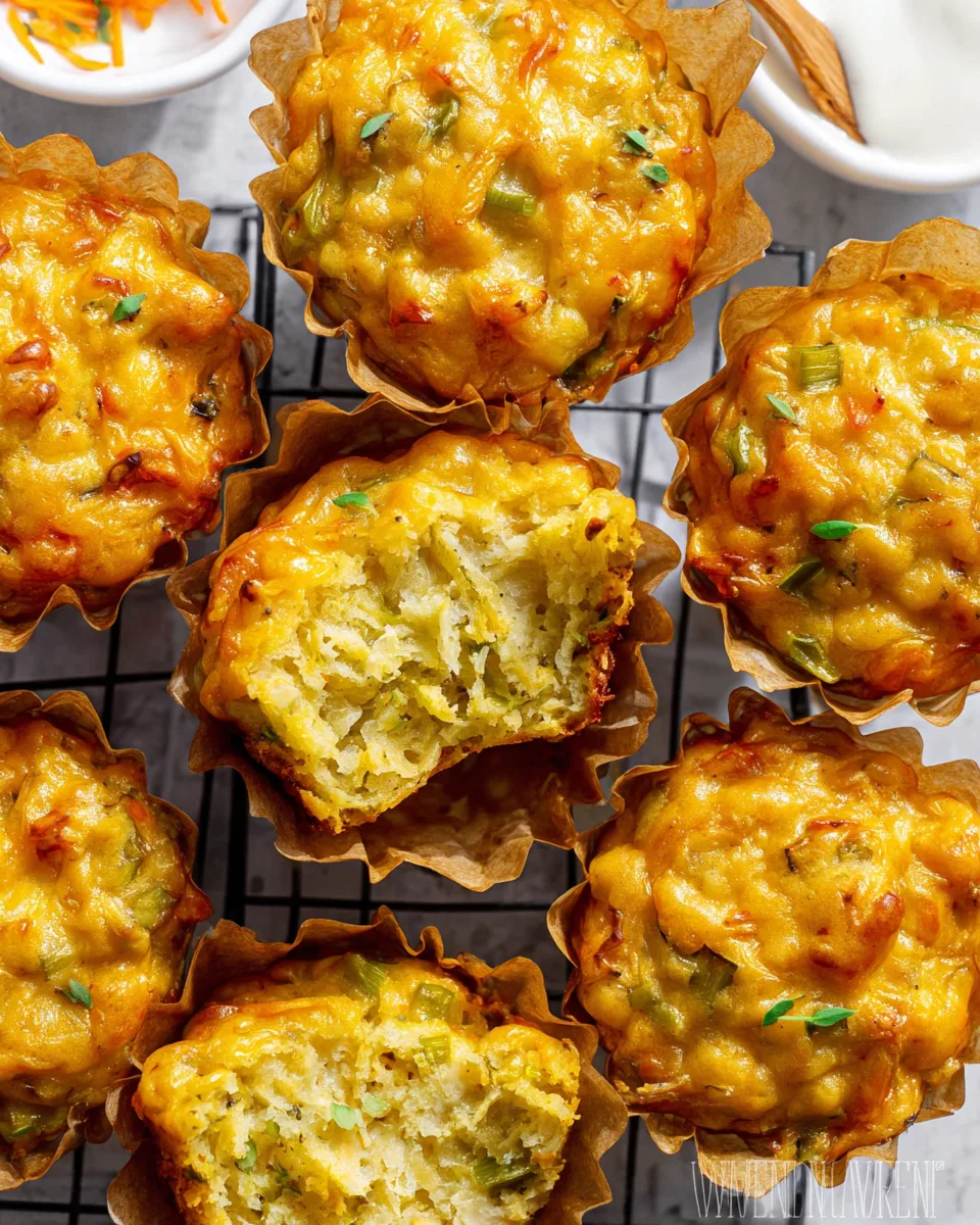 Quick Cheesy Protein-Packed Cottage Cheese Muffins