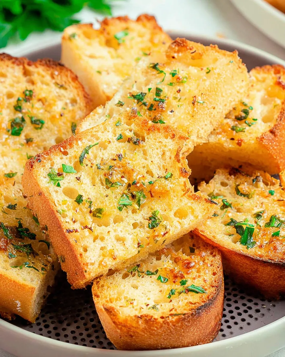 Quick & Easy Air Fryer Garlic Bread Recipe Guide