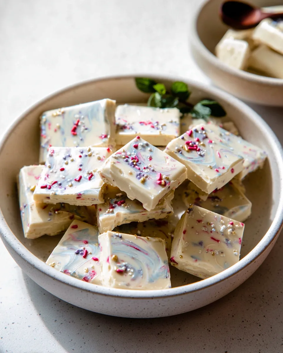 Recipe for Sunshine Protein White Chocolate Bars