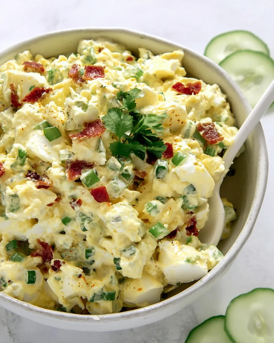 Spicy Jalapeño Popper Egg Salad Recipe | Easy Prep