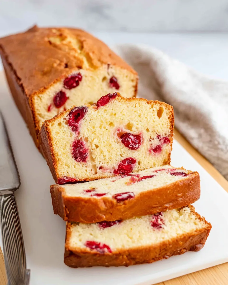 The Best Homemade Easy Cranberry Loaf Bread Recipe
