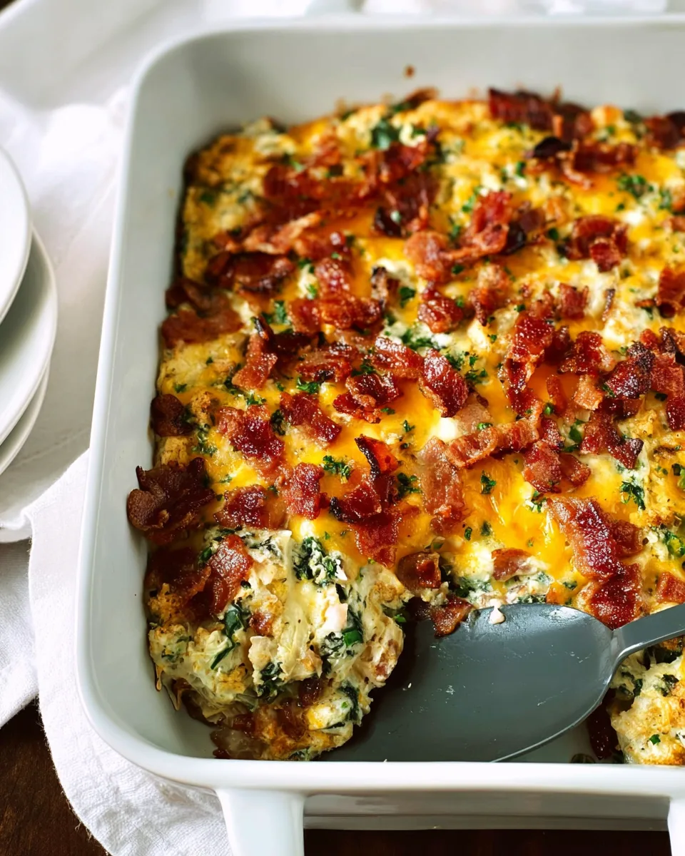 Ultimate Easy Bacon Ranch Chicken Casserole Recipe