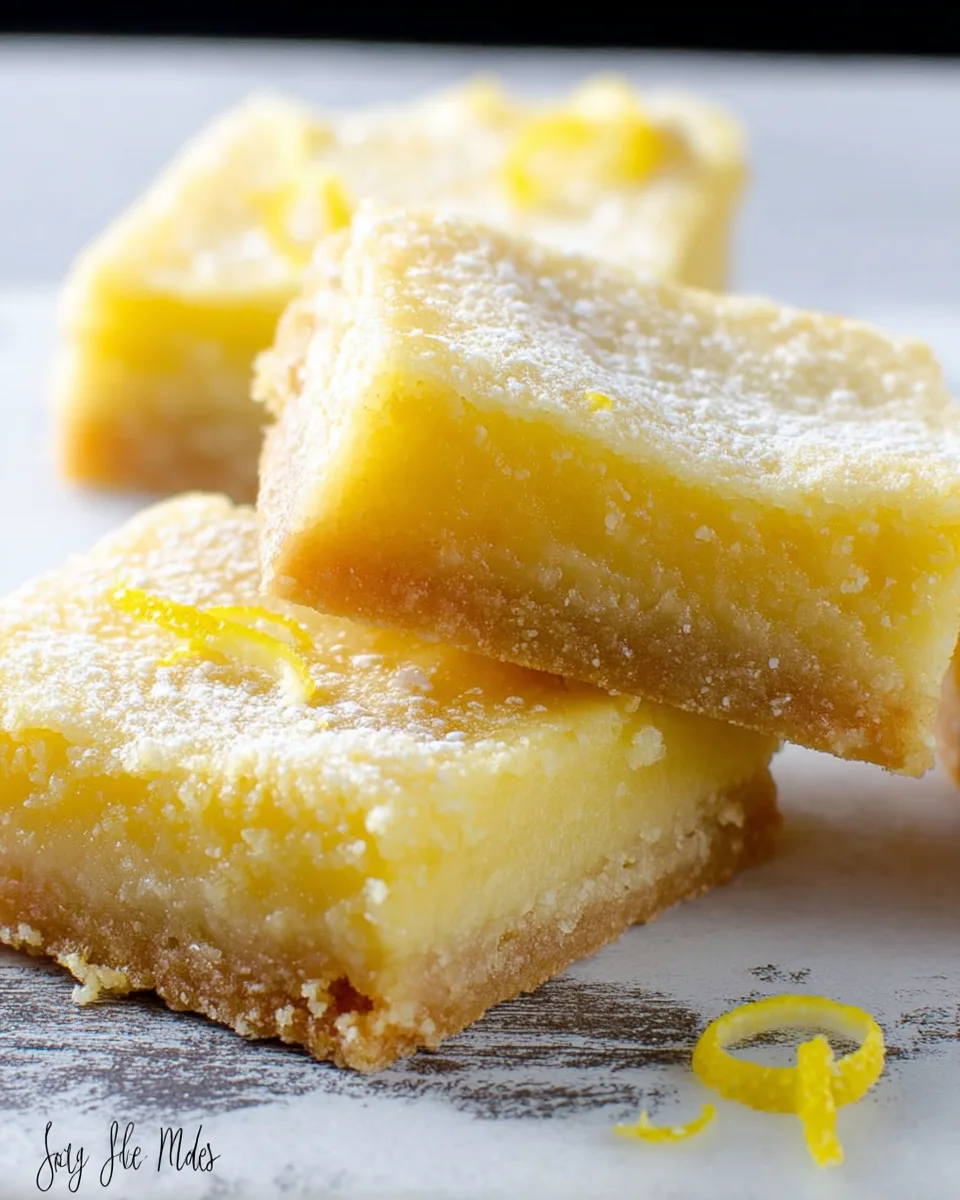 Zesty Keto Lemon Bars - Your New Favorite Dessert!