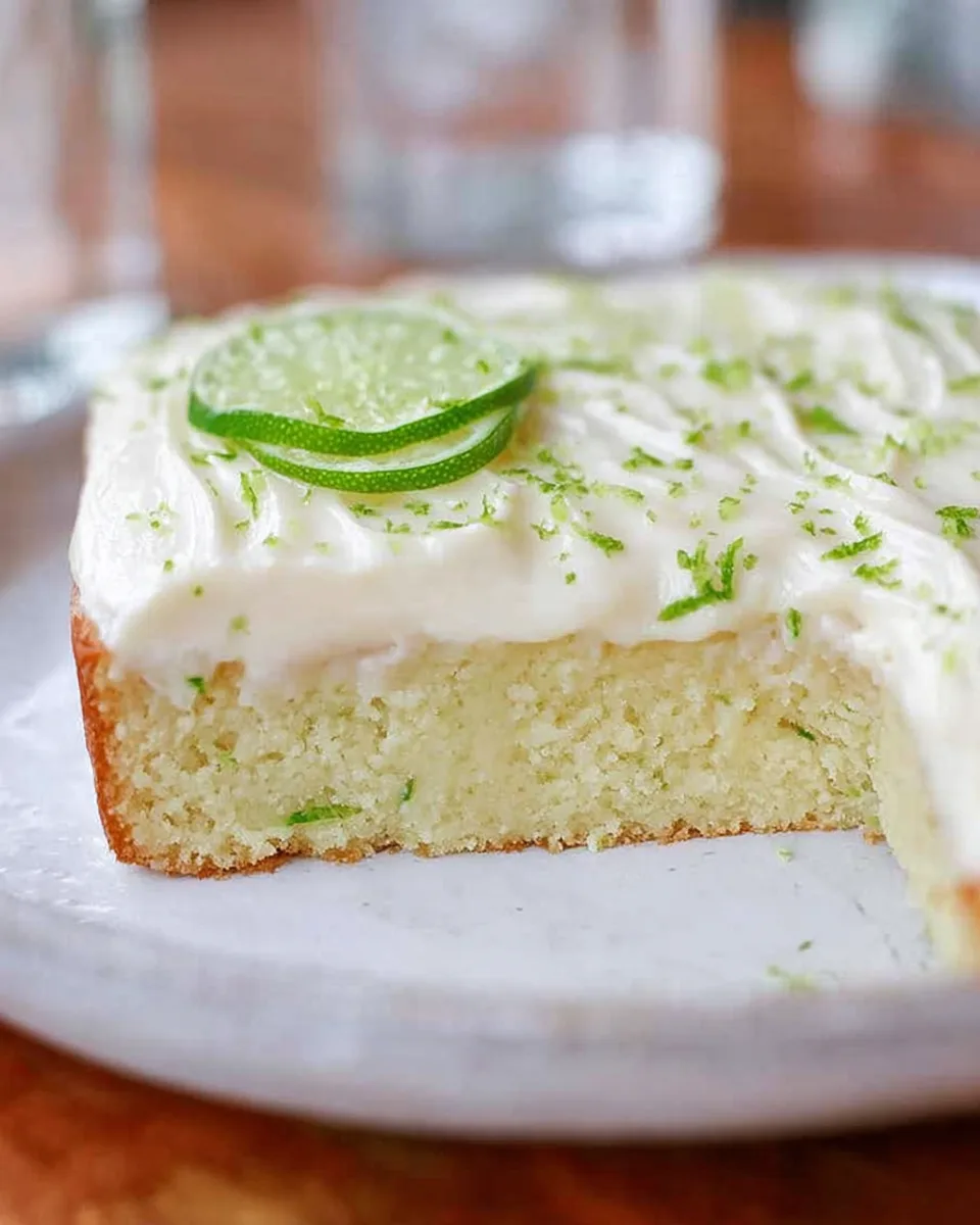 Zesty Sunshine Key Lime Cake: Easy & Delicious!