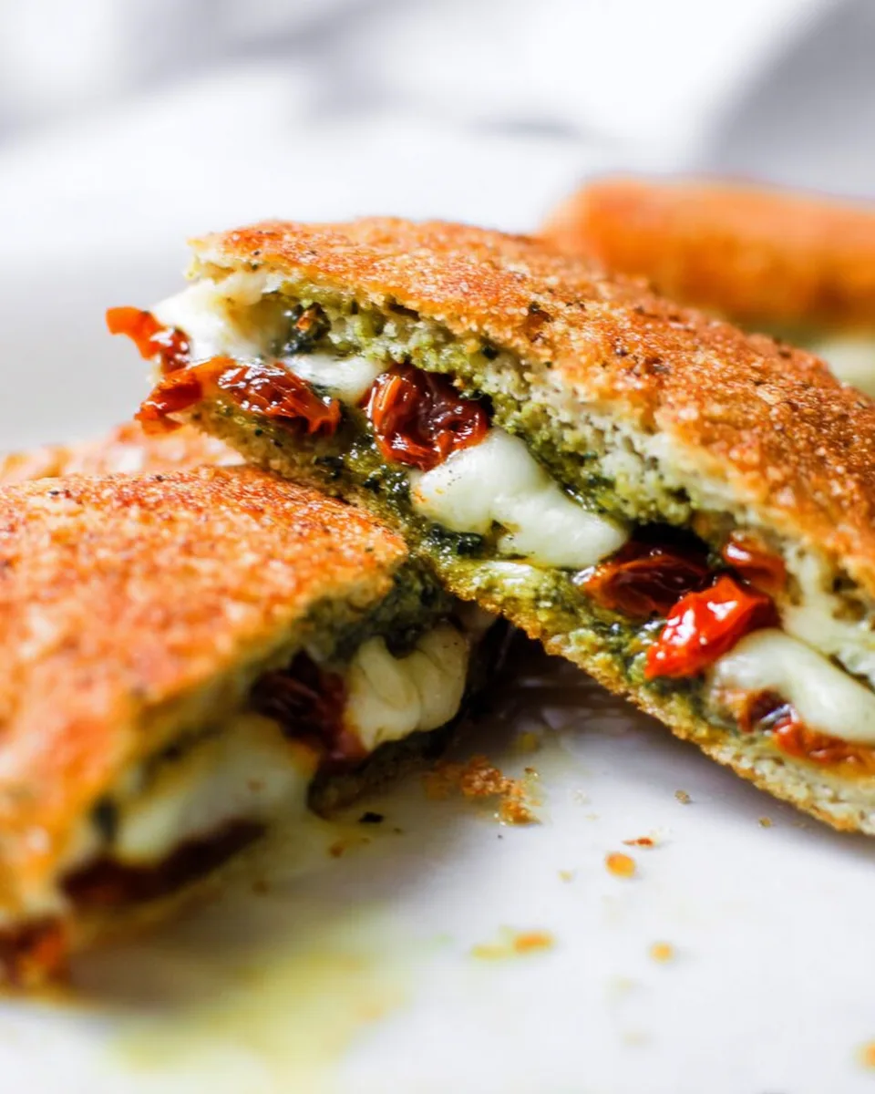 Best Air Fryer Summer Chicken Pesto Pockets Recipe