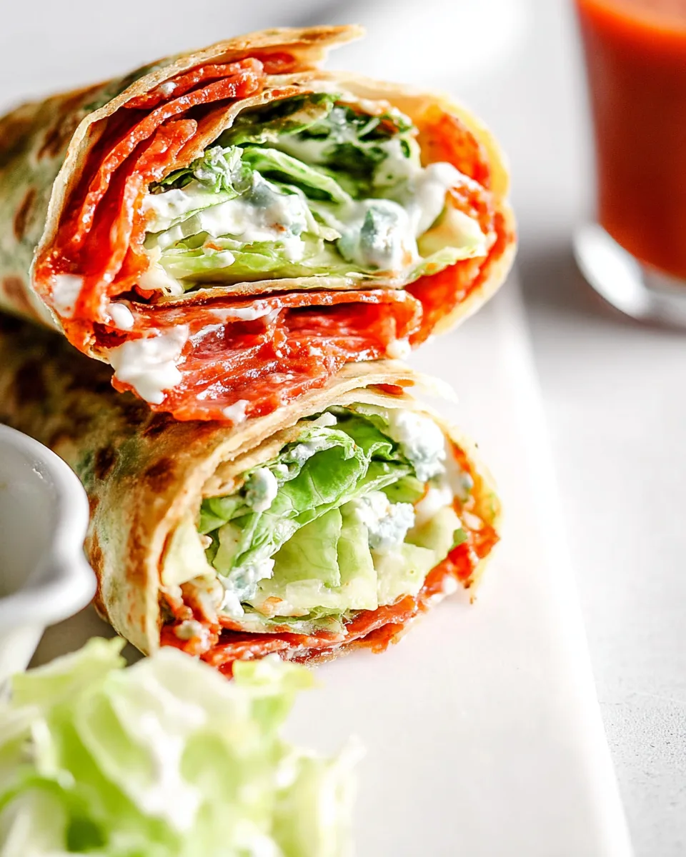 Best Quick & Easy Summer Caesar Pizza Wraps Recipe!
