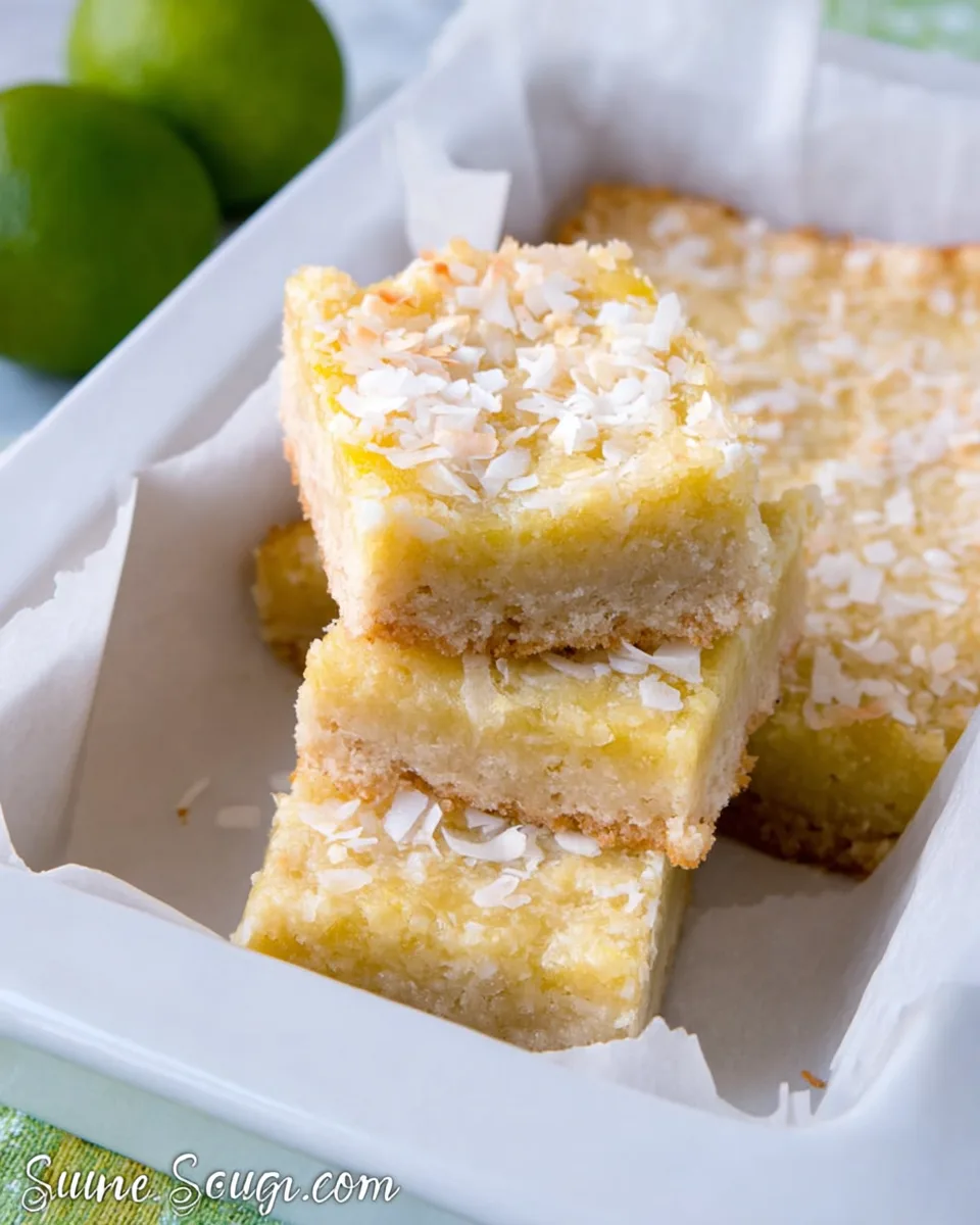 Best Tropical Keto Lime & Coconut Sunshine Bars