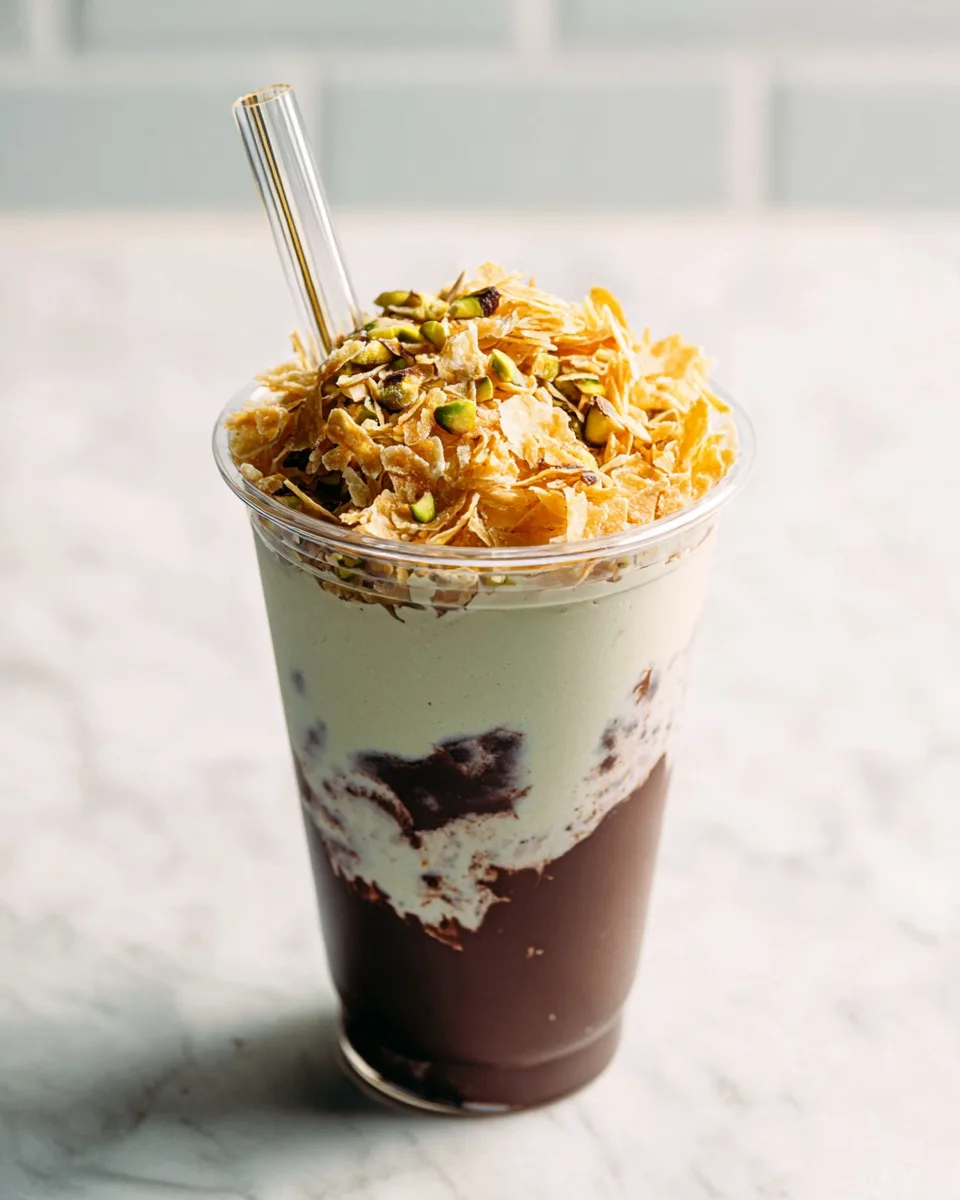 Cool Pistachio Chocolate Dream Shake Recipe - Easy!