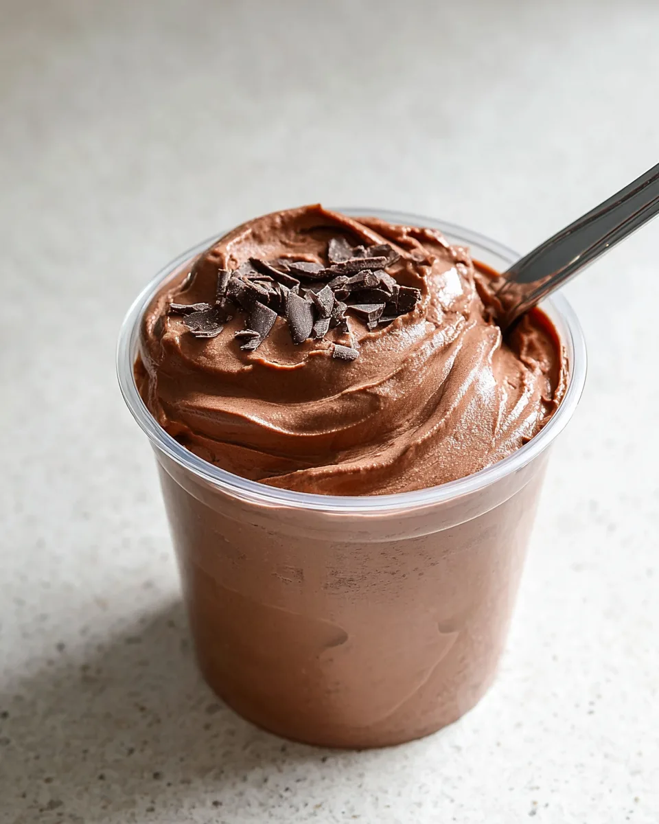 Cool Summer Chocolate Protein Frosty, Recipe!