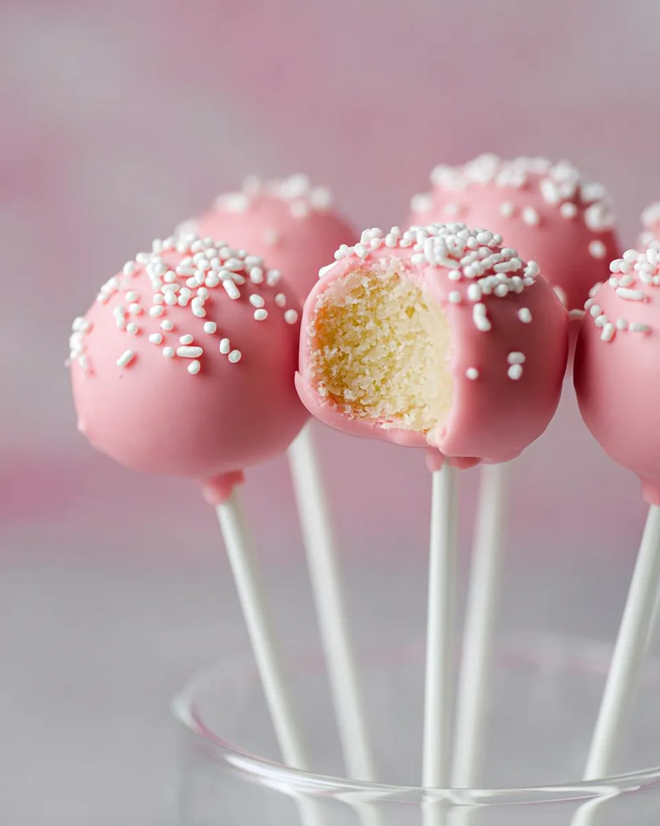 Delicious Sweet Summer Vanilla Cake Pops Recipe