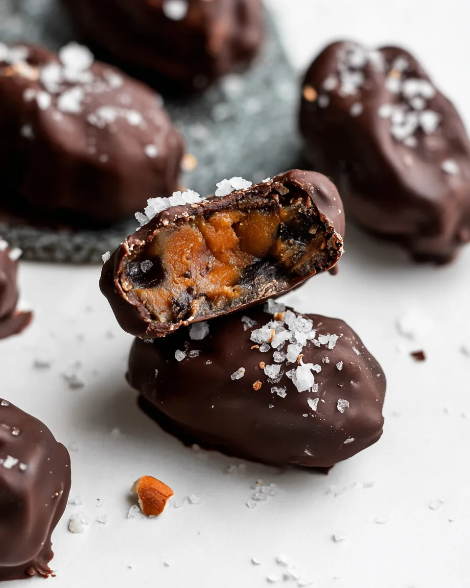 Easy Chilled Chocolate Peanut Butter Date Bites