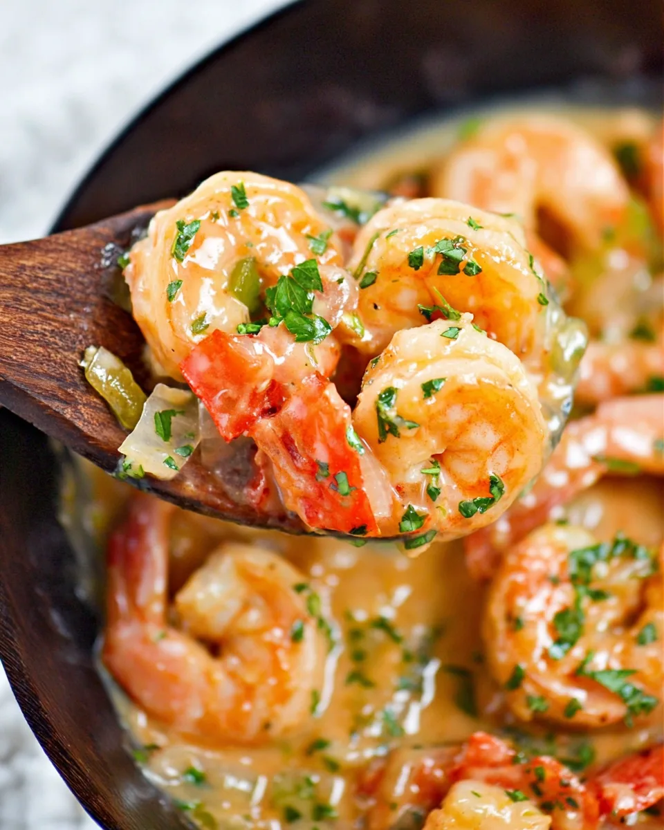 Easy Creamy Cajun Summer Shrimp Skillet One Pan!