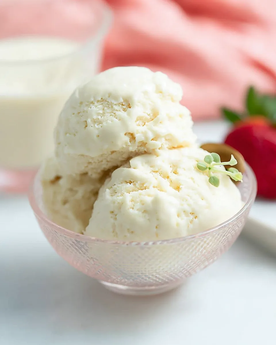 Easy Creamy Dreamy Keto Vanilla Ice Cream Recipe!