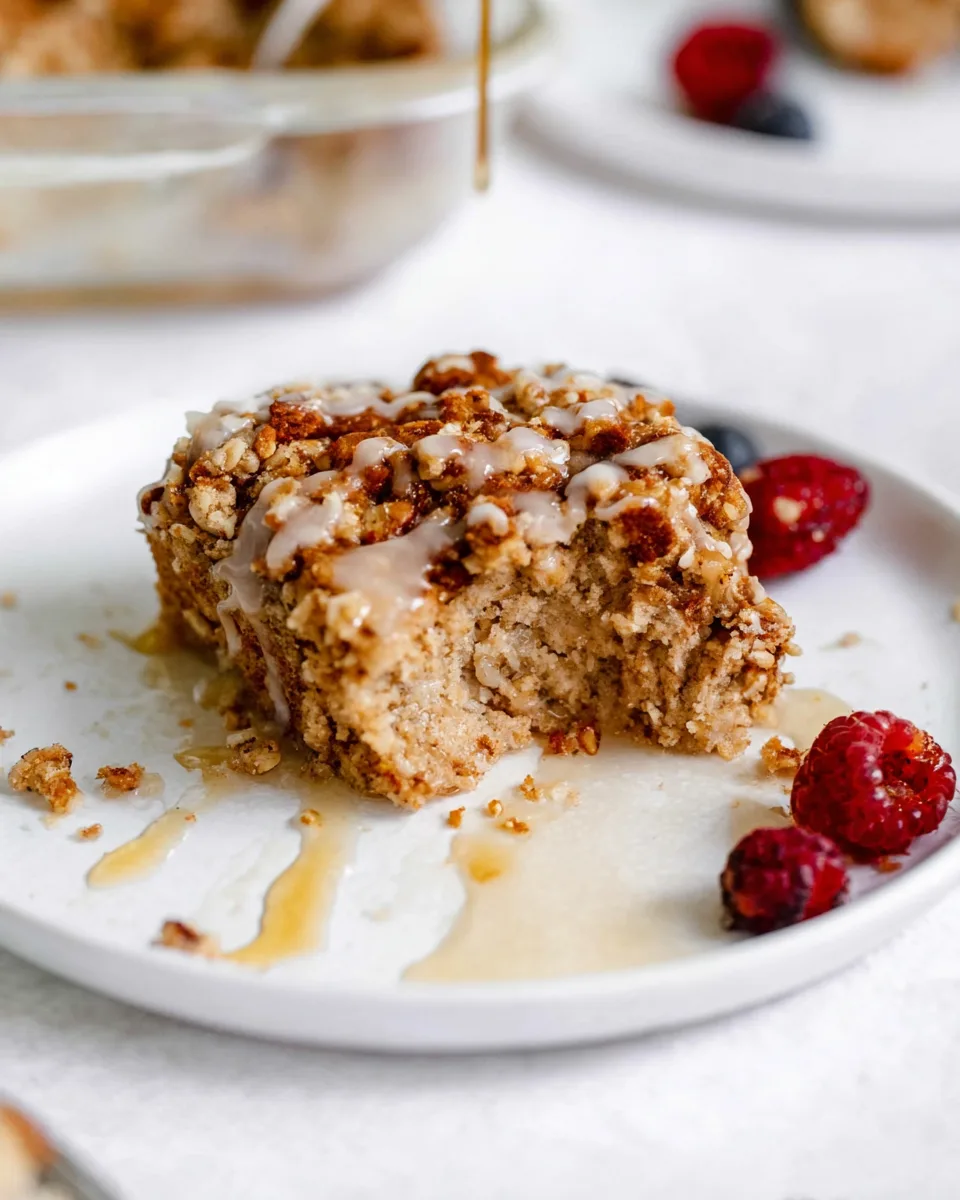 Easy Healthy Summer Morning Baked Oatmeal Delight
