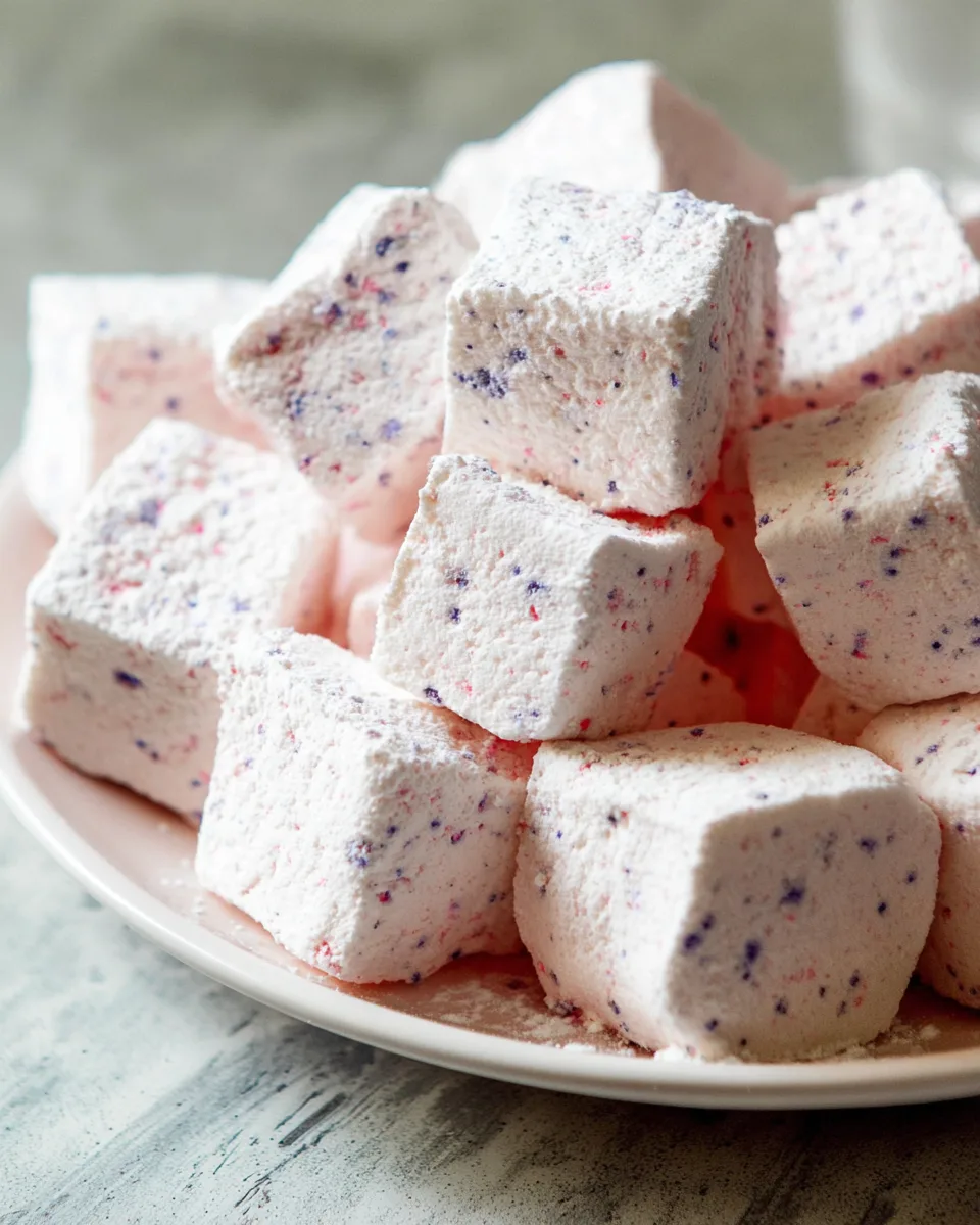 Easy Light Dessert Guilt-Free Summer Marshmallow Clouds!