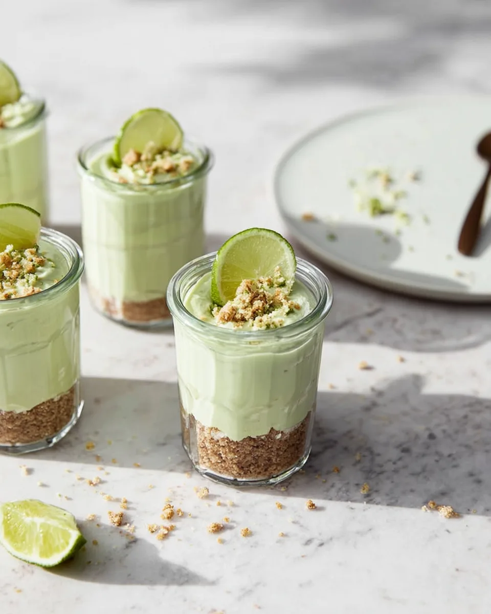 Easy No-Bake Delicious Sunny Key Lime Dream Jars!