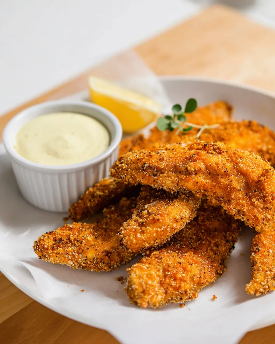 Golden Summer Air Fryer Chicken Tenders Recipe