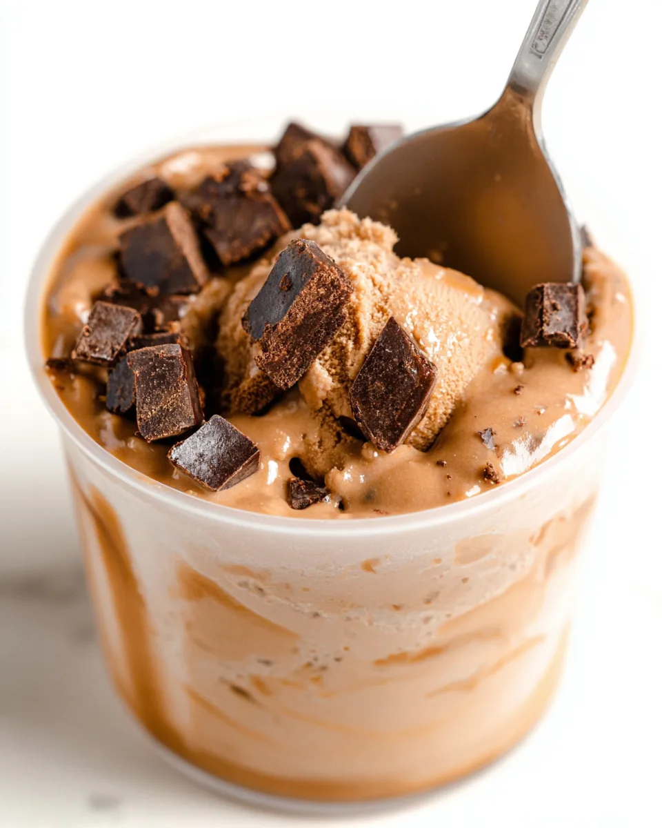 Guilt-Free Summer Brownie Batter Ice Cream Fix