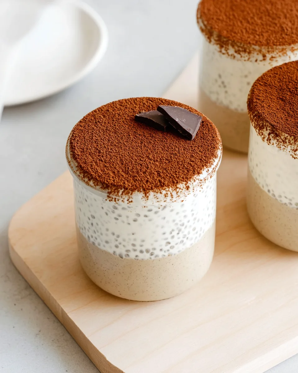 Healthy & Refreshing Summer Tiramisu Chia Delight